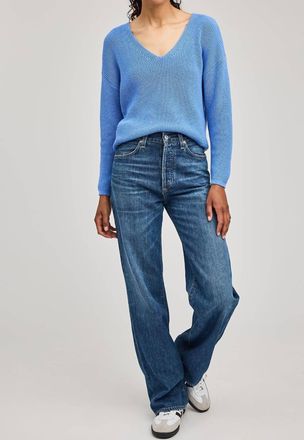 Gentle Fawn Tucker Pullover Sweater In Pacific