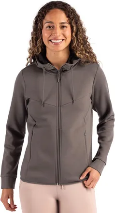 Clique Haven Recycled Womens Full Zip Hooded Sweatshirt