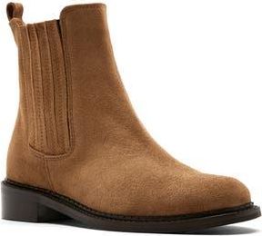 La Canadienne Siera City Dry Waterproof Chelsea Boot in Toffee Suede at Nordstrom Rack, Size 6