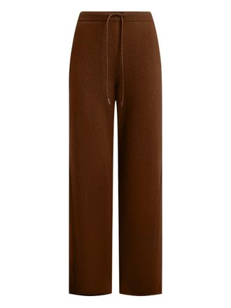 12 Storeez Pantaloni in cashmere con coulisse - Marrone