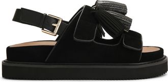 Kurt Geiger Womens Leather Rita Xl Sandals - Black - Size UK 7