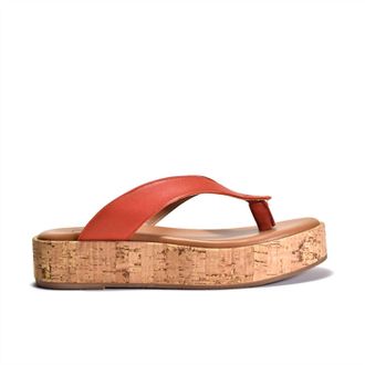 Cordani Womens Kendra Platform Sandals In Papaya