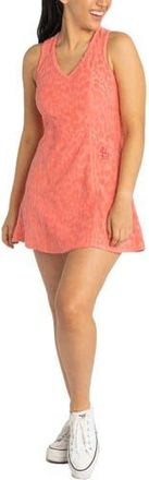 Lusso Womens Lusso Pink St. Louis Cardinals Tess Cheetah V-Neck Racerback Dress at Nordstrom, Size Xx-Large