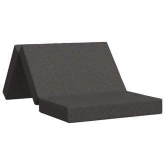 vidaXL Sof&aacute; Cama Plegable 100 X 67 X 45 Cm Gris Oscuro Vidaxl
