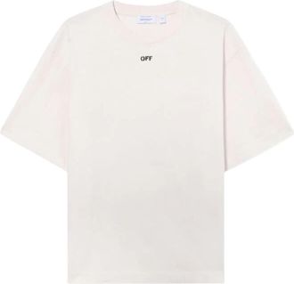 Off-white Light Pink Logo T-shirt
