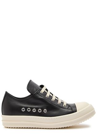 Rick Owens Leather Sneakers - Black - 41 (IT41 / UK8)