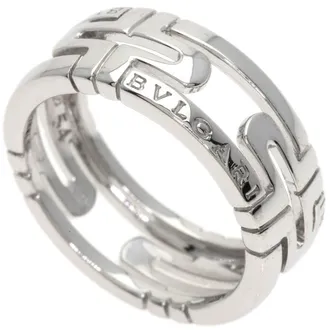 Bulgari White Gold (18K) Band Ring (Pre-Owned)