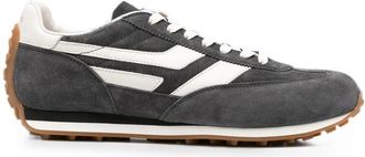 Tom Ford Grey Color Block Panelled Sneakers