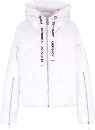 Khrisjoy Puffer Jacket met Capuchon - Dames - Gewatteerde jassen - Wit - S - Jassen