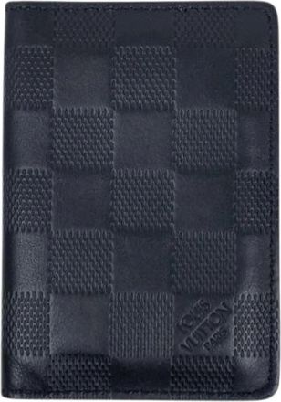 Louis Vuitton Portacarte Pre-owned Damier Infini - - Pre-owned - Uomo - Nero - ONE SIZE