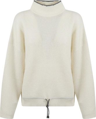 Brunello Cucinelli Donna, Maglie, Bianco, L, new