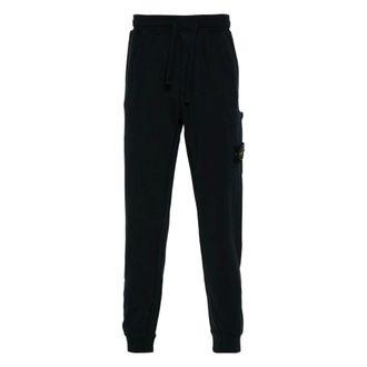 Stone Island Tapered Joggers - male - Stone Island - Sweatpants - Blue - XL - Trousers