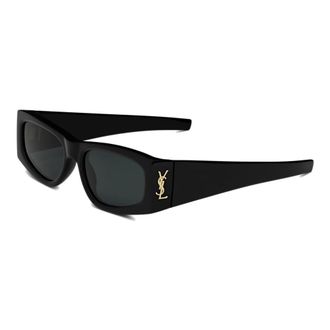 Saint Laurent SL M140 Rectangular Sunglasses - Accessories - Mujer - Negro - ONE SIZE