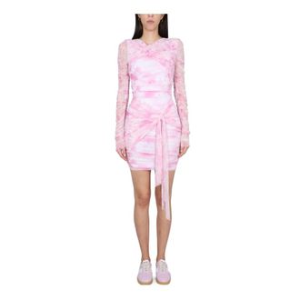 Msgm Short Dresses, female, Multicolor, Size: XS Mini Dress in Tulle