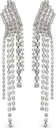 Jennifer Behr Zayla crystal drop earrings - Silver
