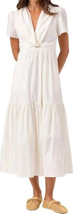 Sundays Fleet Maxi Dress In Whisper White