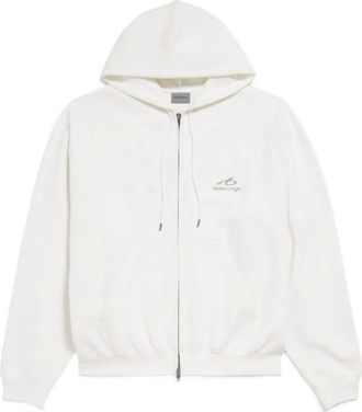 Balenciaga Hombre, Sudaderas, Blanco, Talla: L
