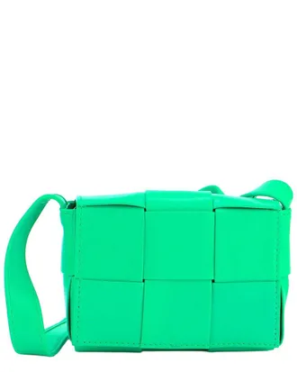 Bottega Veneta Cassette Crossbody Bag Maxi Intrecciato Candy (Authentic Pre- Loved)