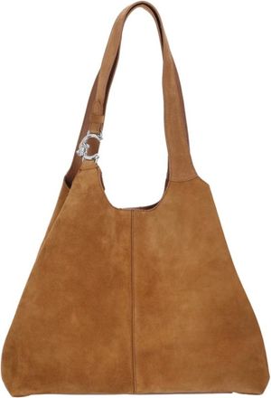 Coccinelle C-Easy Suede Tas - Dames - Tassen - Bruin - Maat: ONE Size Su&egrave;de