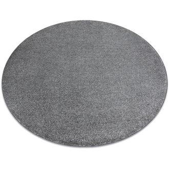 RugsX Rugsx - Moqueta Indus C&iacute;rculo Gris 95 Llanura Mezcla Grey Circulo 133 Cm
