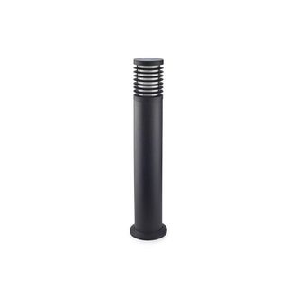 Netlighting Nott 1 Light Large Outdoor Bollard Light Black IP65 E27
