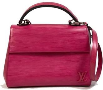 Louis Vuitton Tweedehands leren Louis Vuitton tassen - Dames - Vintage Handtas - Roze - ONE Size - Leer - Vintage