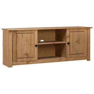 vidaXL Moble Tv 120x40x50 Cm In Legno Massello Di Pino Panama Range - Vidaxl