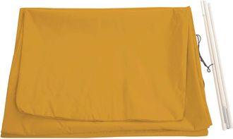 Hhg Nunca Usado] Funda Protectora Hhg Para Parasol Voladizo De Hasta 4,3 M (3x3 M), Funda Con Cremallera, Amarillo