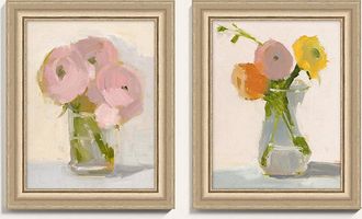 Ballard Designs Petal Bouquet Art - Canvas II, 18.25 x 14.75 - Ballard Designs