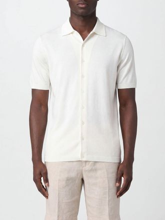 KANGRA Short-Sleeved Stretch Cotton Polo Shirt with Classic Collar