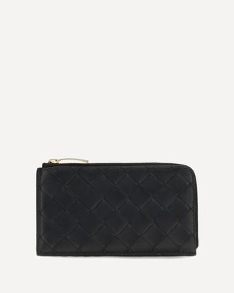 Bottega Veneta Portacarte Intrecciato con zip Woman UNI