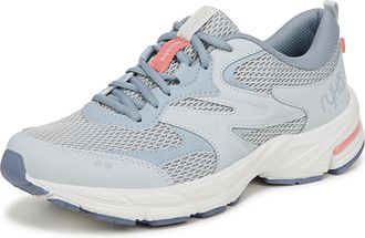 Ryk&auml; Womens Invoke Walking Shoe Sneaker, Airy Blue Leather, 7.5 UK
