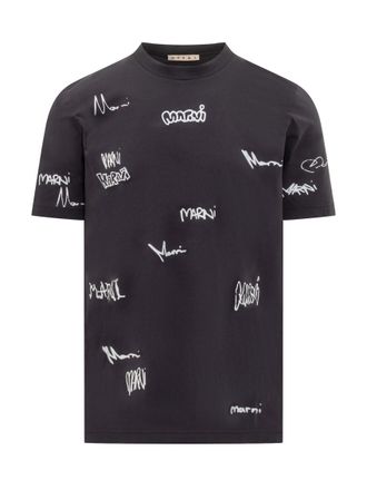 Marni Black Crew Neck T-Shirt