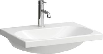 Laufen Laufen - Lua Lavabo Sobre Encimera, 1 Agujero Para Grifo, Sin