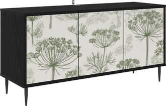 vidaXL Mueble De Tv Gotha 102 X 33 X 51 Cm Roble Negro Vidaxl