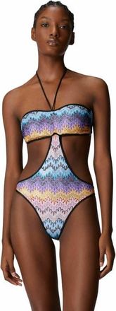 Missoni Bandeau Trikini With Double Ties in Multicoloured at Nordstrom, Size 40 It