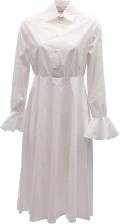Valentino Garavani Shirt Dress - Dames - Jurken - Wit - Maat: 2XS