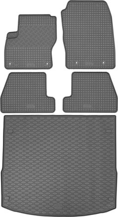 OEM Juego De Alfombrillas De Goma Para Coche Y Alfombrilla Para Maletero Para Ford Focus Iii Estate (marzo De 2011 A Agosto De 2018)
