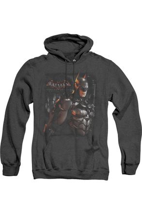 Gildan Batman Arkham Knight Dark Knight Adult Heather Hoodie / Hooded Sweatshirt