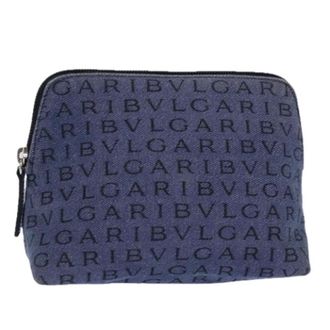 Bulgari Pre-owned Canvas pouches - Dames - Vintage Tassen - Blauw - ONE Size - Vintage