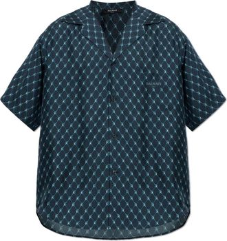 Balmain Hombre, Camisas, Azul, Talla: L