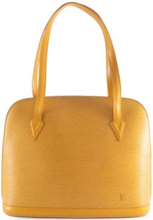 Louis Vuitton Pre-owned Shoulder Bags, female, Yellow, Size: ONE SIZE Pre-owned Vintage Shoulder Bag