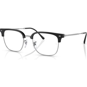 Ray-Ban 53mm Square optical glasses in Black at Nordstrom