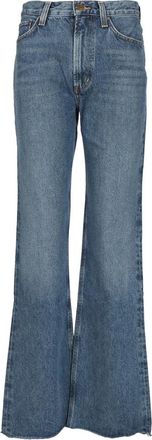 A Gold E Leena Jeans - Dames - Flared Jeans - Blauw - W29 - Katoen - Jeans