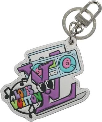 Louis Vuitton Pre-owned Accessories, female, Multicolor, Size: ONE SIZE Pre-owned Canvas Key Holder