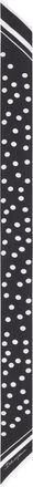Dolce & Gabbana striped polka-dotted silk scarf - women - Silk - One Size - Black