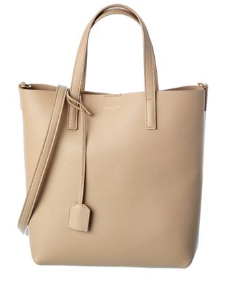 Saint Laurent Toy N/S Leather Shopper Tote