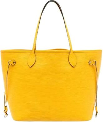 Louis Vuitton Pre-owned Tote Bags, female, Yellow, Size: ONE SIZE Pre-owned Leather Tote