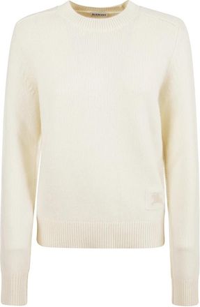 Burberry Cashmere Trui - Dames - Cashmere truien - Beige - L - Kasjmier - Truien & Vesten
