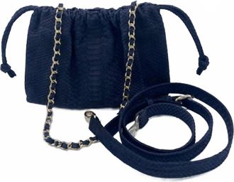 Beirn Vitta Small Crossbody Bag In Washed Navy
